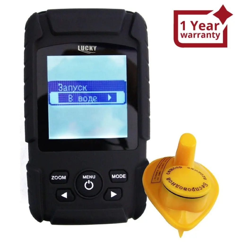 Ff-718Liw_Ru Russian Version Rechargeable Wireless 40M Depth Fish Finder 180M Wireless Range Sensor 1