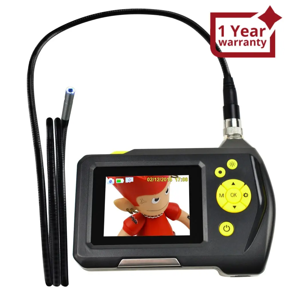 End-23_8.2Mm_1M Waterproof Endoscope Digital Inspection Camera Borescope 8.2Mm Camera 2.7 Inch Screen Monitor And 1 Meter Cable, Handheld Digital 1
