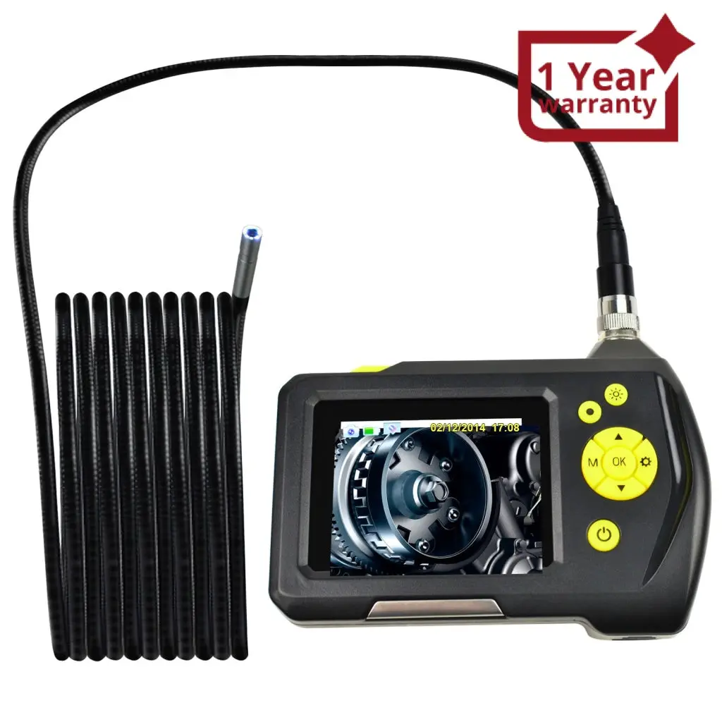 End-23_8.2Mm_5M Waterproof Endoscope Digital Inspection Camera Borescope 8.2Mm Camera 2.7 Inch Screen Monitor And 5 Meter Cable, Handheld Digital 1