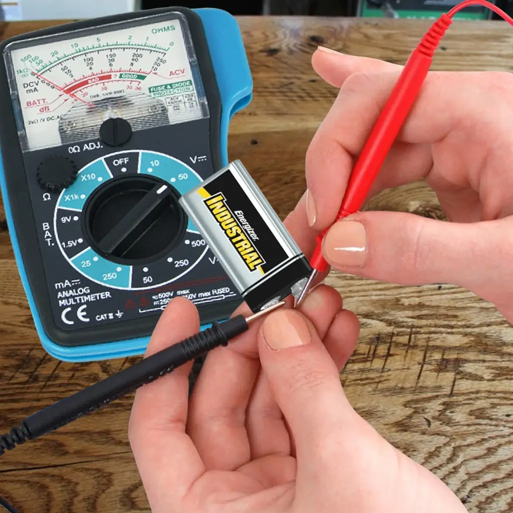 E04-018 Analog 5 Scales Multimeter Dc Ac Voltage Dc Current Ohm Decibel Resistance Pocket Size 2