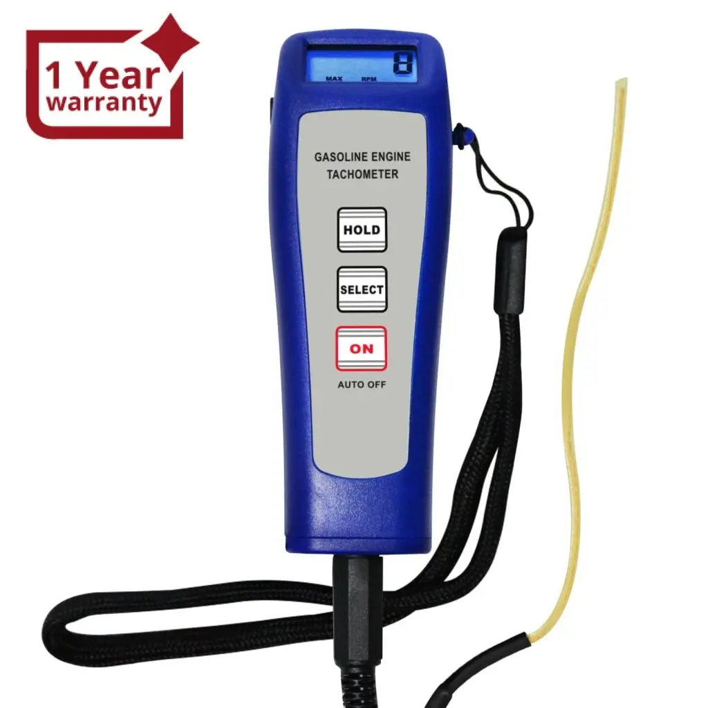 Ged-2600P Digital Gasoline Engine Non Contact Tachometer 50.0~9,999 R/Min Rotate Speed Tester Meter For Motor Machine Fan Chemical Fiber Automobile Airplane Steamer 1