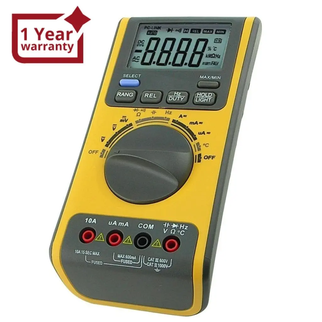 Gva-18B Ac/Dc Multimeter Auto Range W/ Cd & Usb 1
