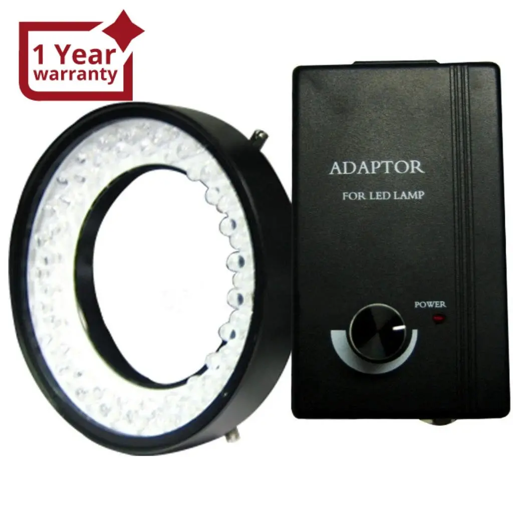 Gx-380 48 Led Camera Microscope Ring Light (White Bulbs, 74Mm Max Dia) 1