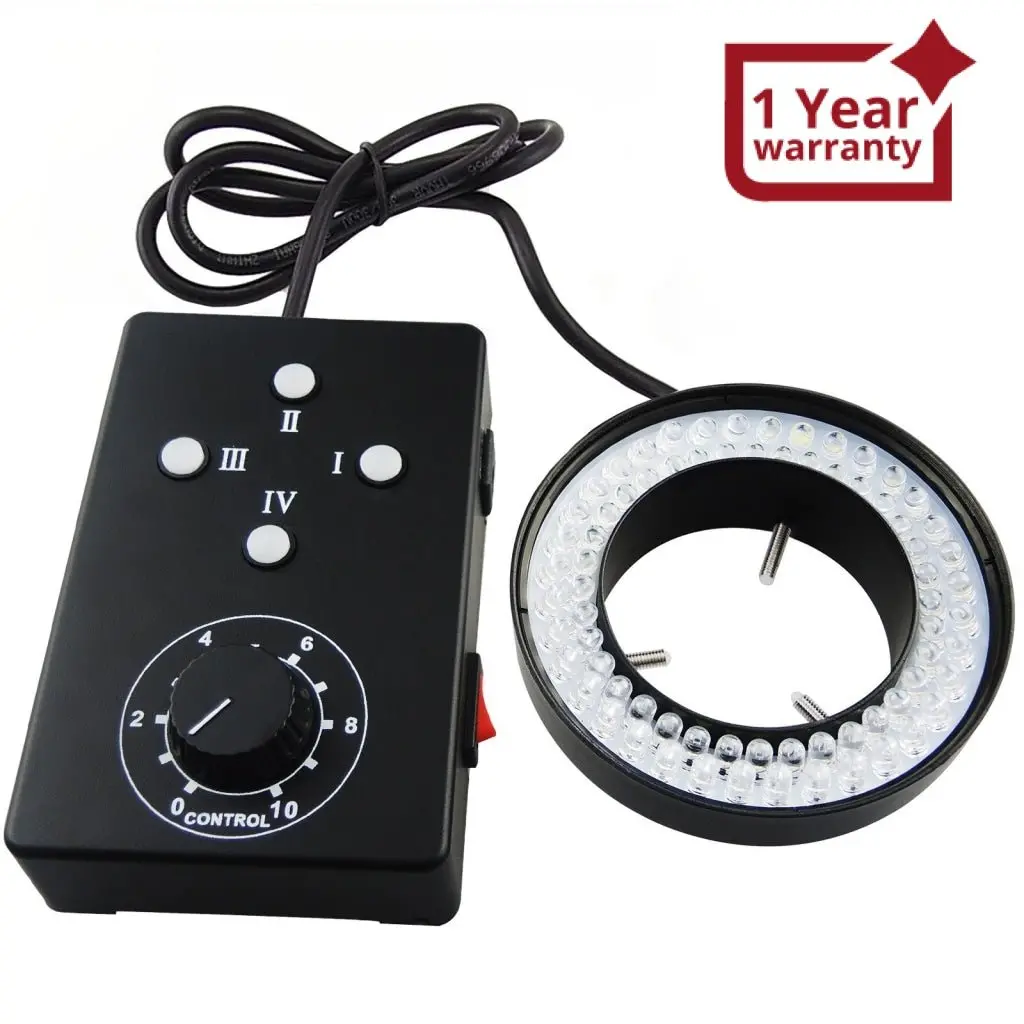 Hs-72 Ring Light 62Mm 72 Led Microscope Camera Illuminator Flash Lens 1