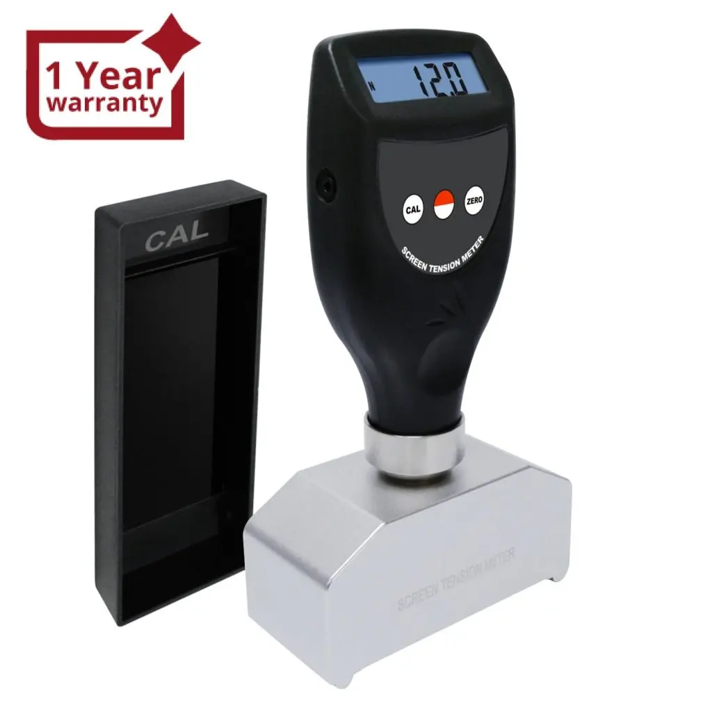Ht-6510N Digital Screen Tension Meter Tester 7~40 N/Cm, Wire Steel Mesh Frame Tense Tautness Stretch Force Newton Measurement, For Printing Stencil Production Quality Assurance 1