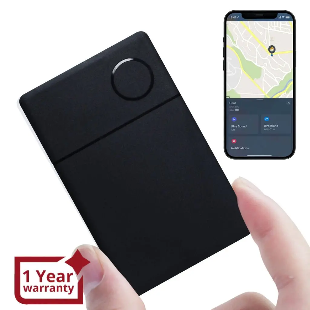 Iwf-405 Wallet Finder Bluetooth Lost Item Locator Smart Luggage Tags Ios Compatible Thin Tracker Works With Apple Find My App Anti-Loss Device Waterproof Locator Phone Finder 2