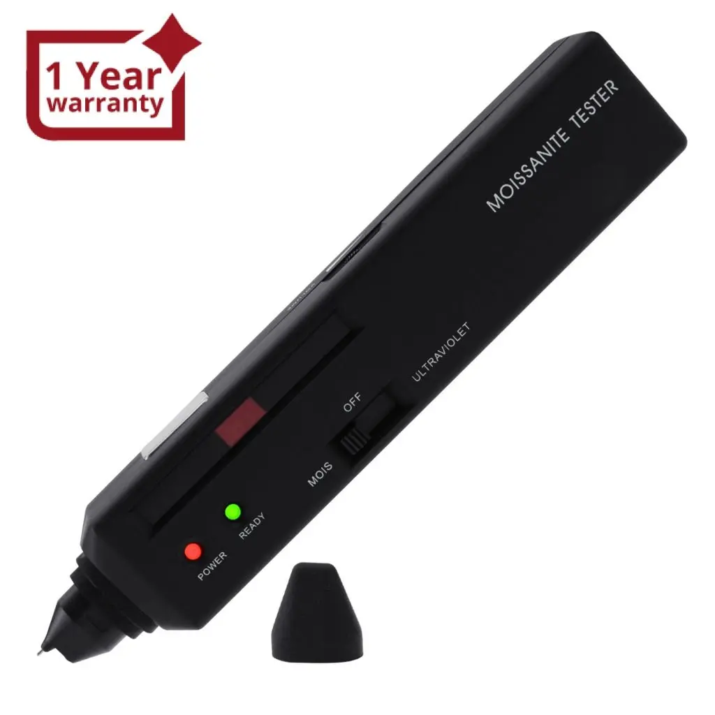 Jem-Iii Handheld Moissanite Tester With Uv Ultraviolet Light, Mounted Jewelry Loose Stone Gemstone 2Pt Jewel Stone Tool Selector  For Novice And Expert, No Calibration Needed 1