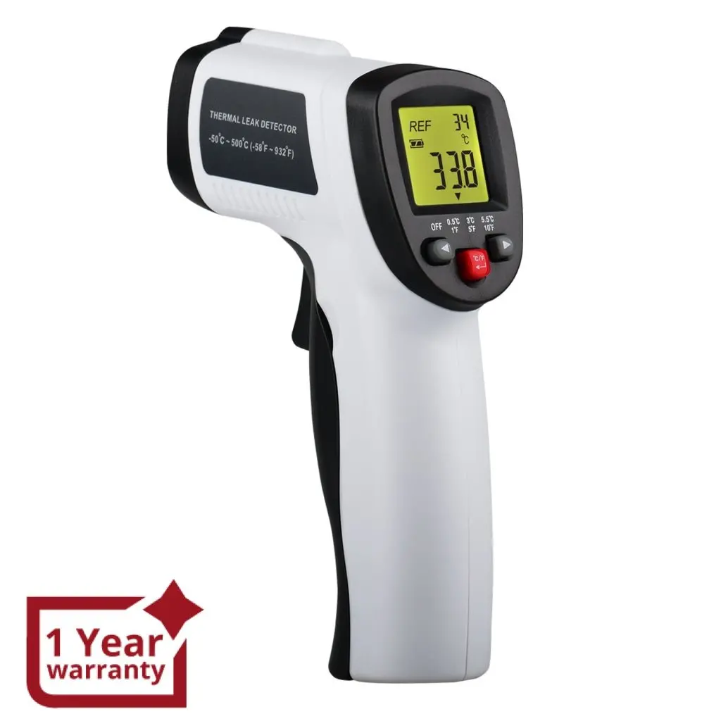 Lkd-265 Lasergrip 2-In 1 Thermal Leak Detector Non-Contact Infrared Celsius And Fahrenheit Thermometer With Tricolor Backlight Indicator And Audible Alarm 1