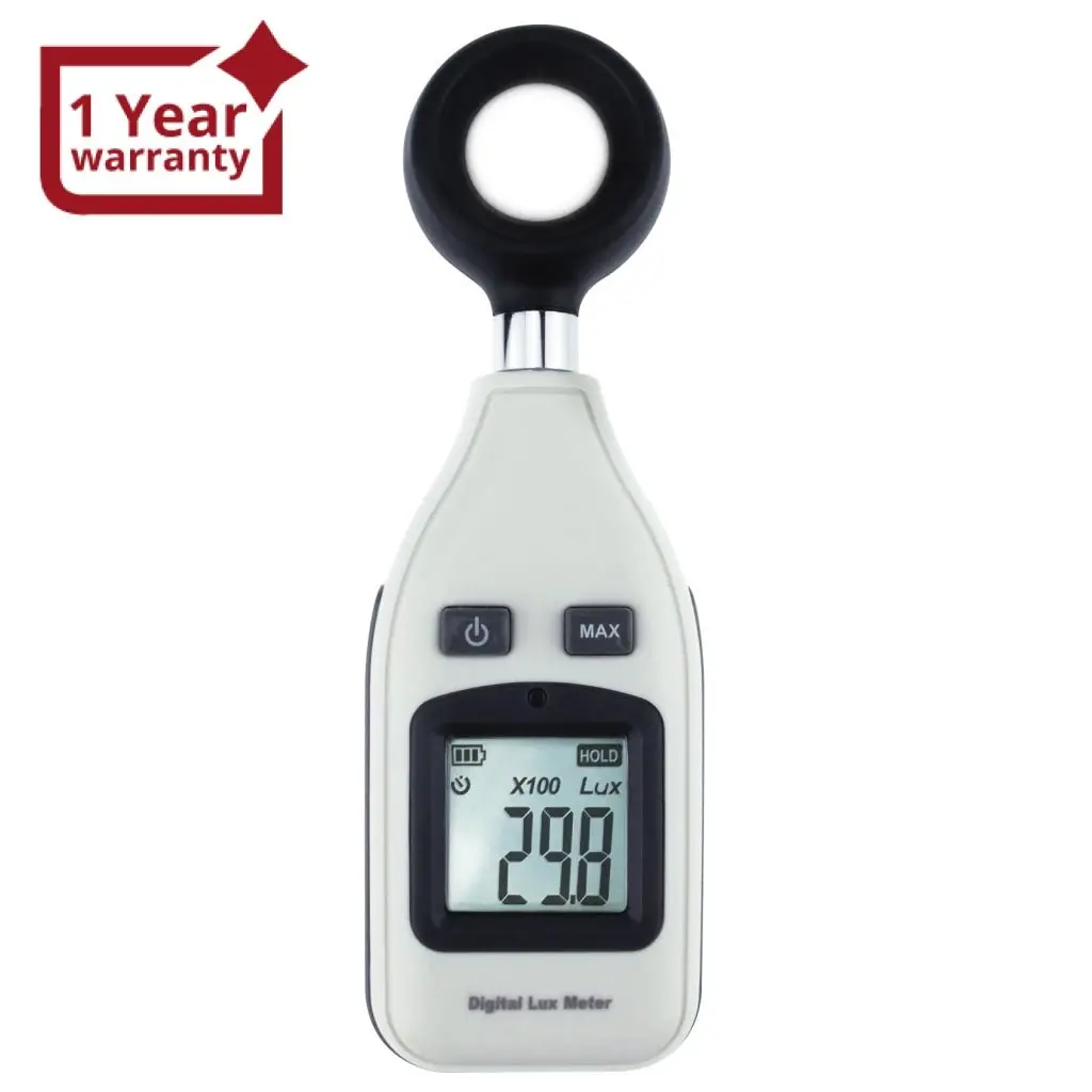 Lux-31 Digital Light Mini Lux Meter Measurement Range 0 ~ 200,000 Lux / 0 ~ 18,500 Fc, Portable Instrument, Auto Range 1