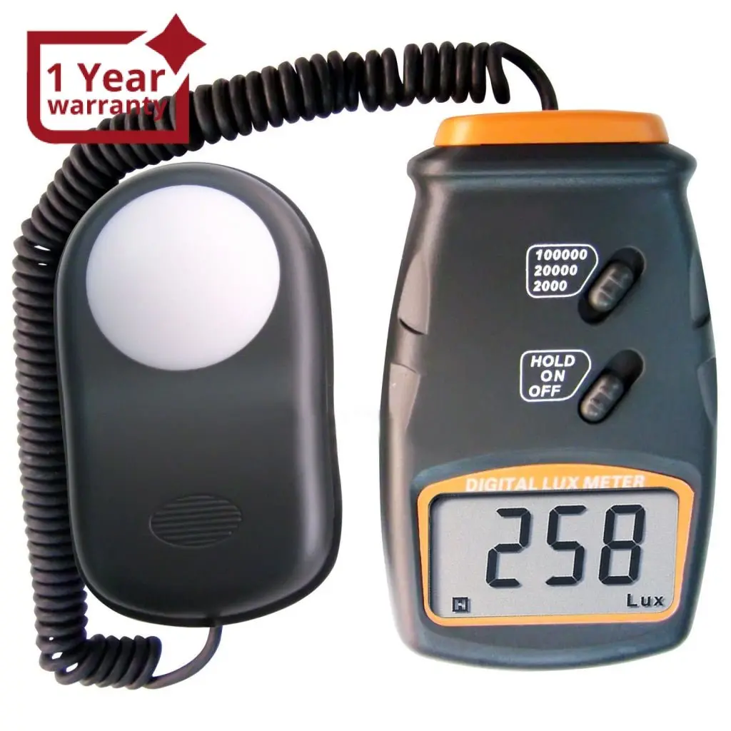 Lx-1020B Digital Light Meter 100,000 Lux Lcd Lab Photo Camera 1
