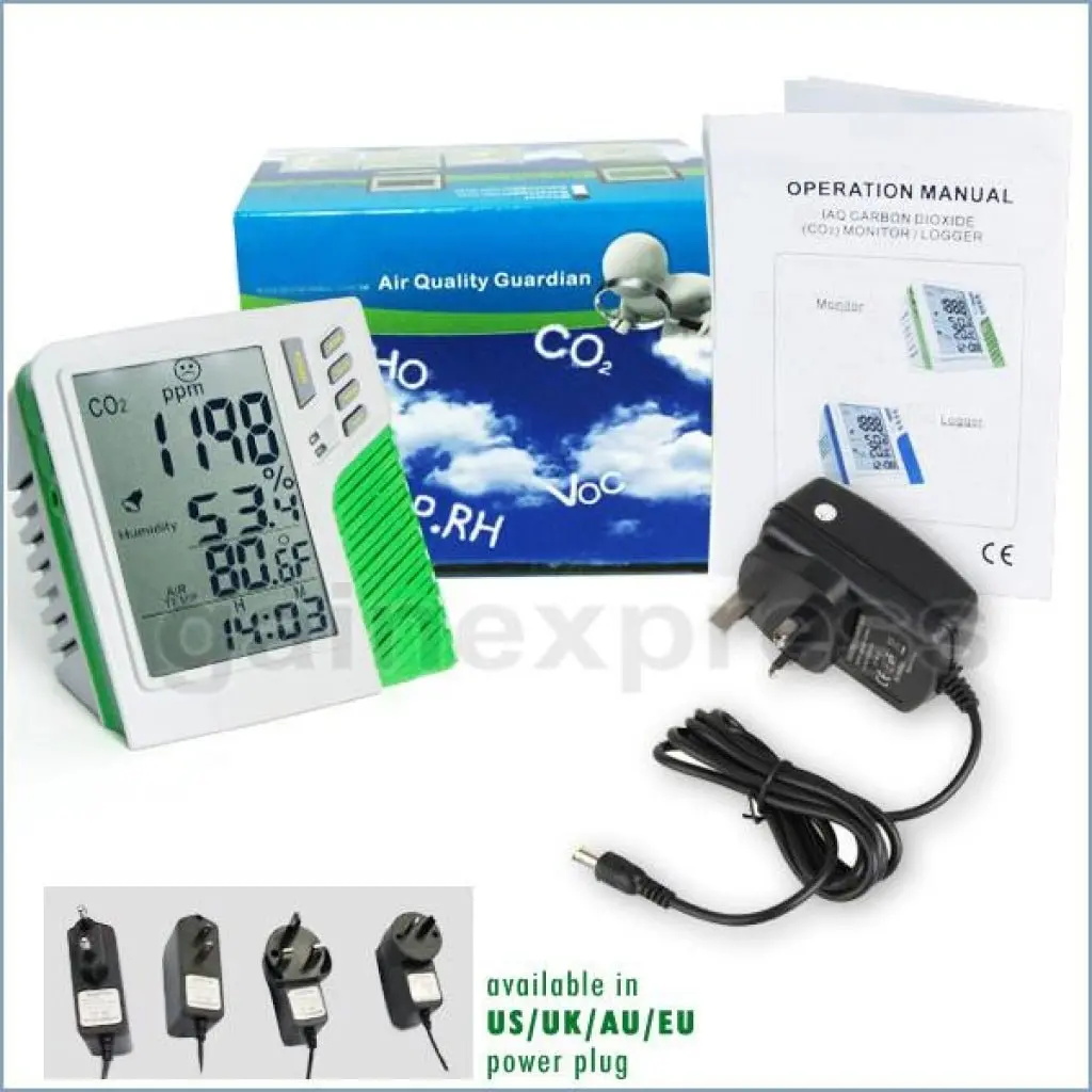 M0198137 Carbon Dioxide Temperature Humidity Rh Co2 Monitor Taiwan Made 2