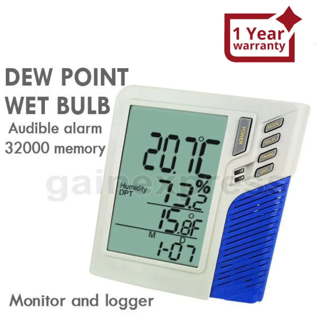 M0198585 Wallmount/Desktop Temperature Humidity Data Logger Monitor With Cd Software And Usb Cable 1
