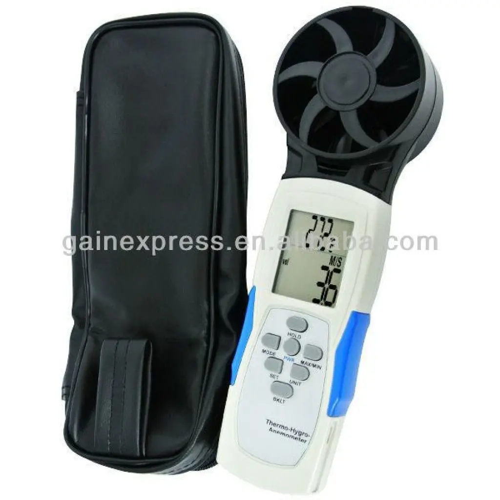 M0198652 Handheld Usb Thermo-Hygro-Anemometer With Integrated Vane Hvac Made In Taiwan 2