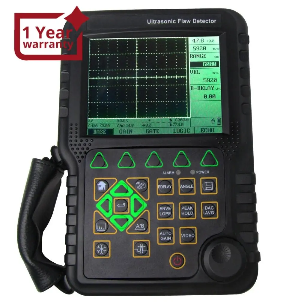 Mfd350b 0-6000Mm Mitech Digital Ultrasonic Flaw Detector Defectoscope Dac Avr 1