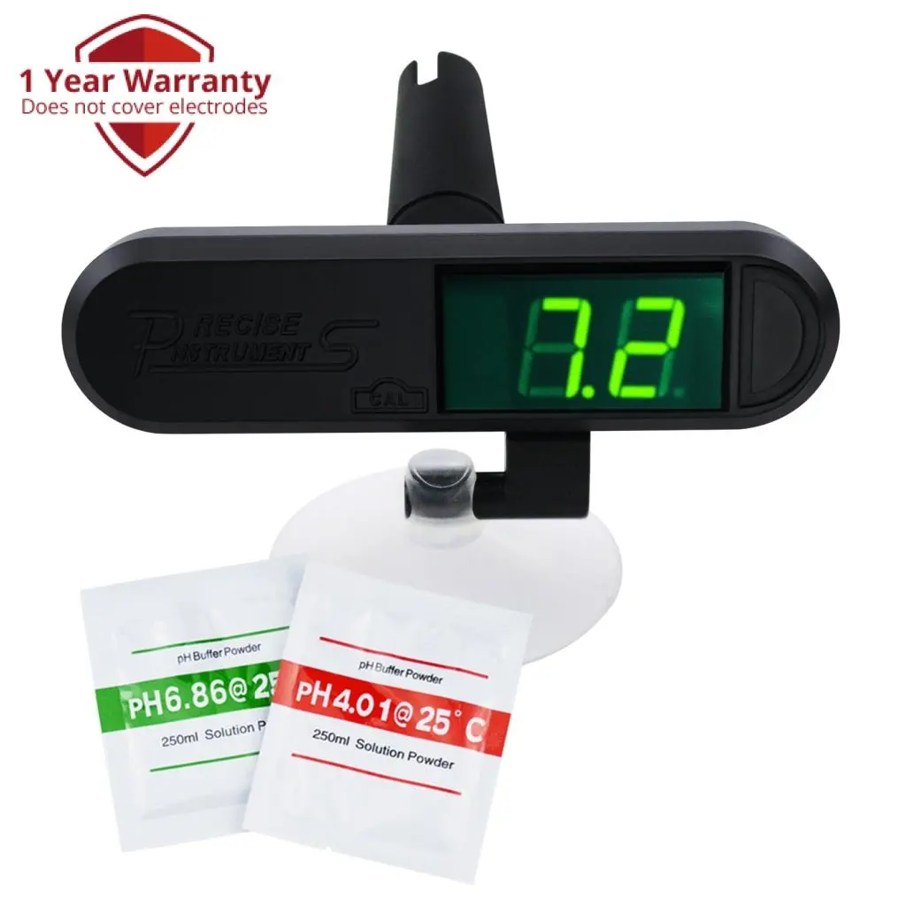 Phm-229 Digital Aquarium Ph Monitor Meter Tester With Replaceable Electrode, Continuous Monitoring Fish Tank, Aquaculture And Hydroponics 1