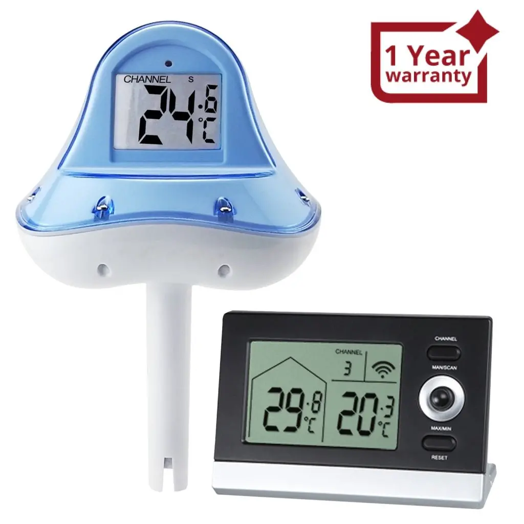 Rf-707 Wireless Floating Swimming Pool Thermometer 10~60 Degree C (14 ~ 140 Degree F) Range Digital 1