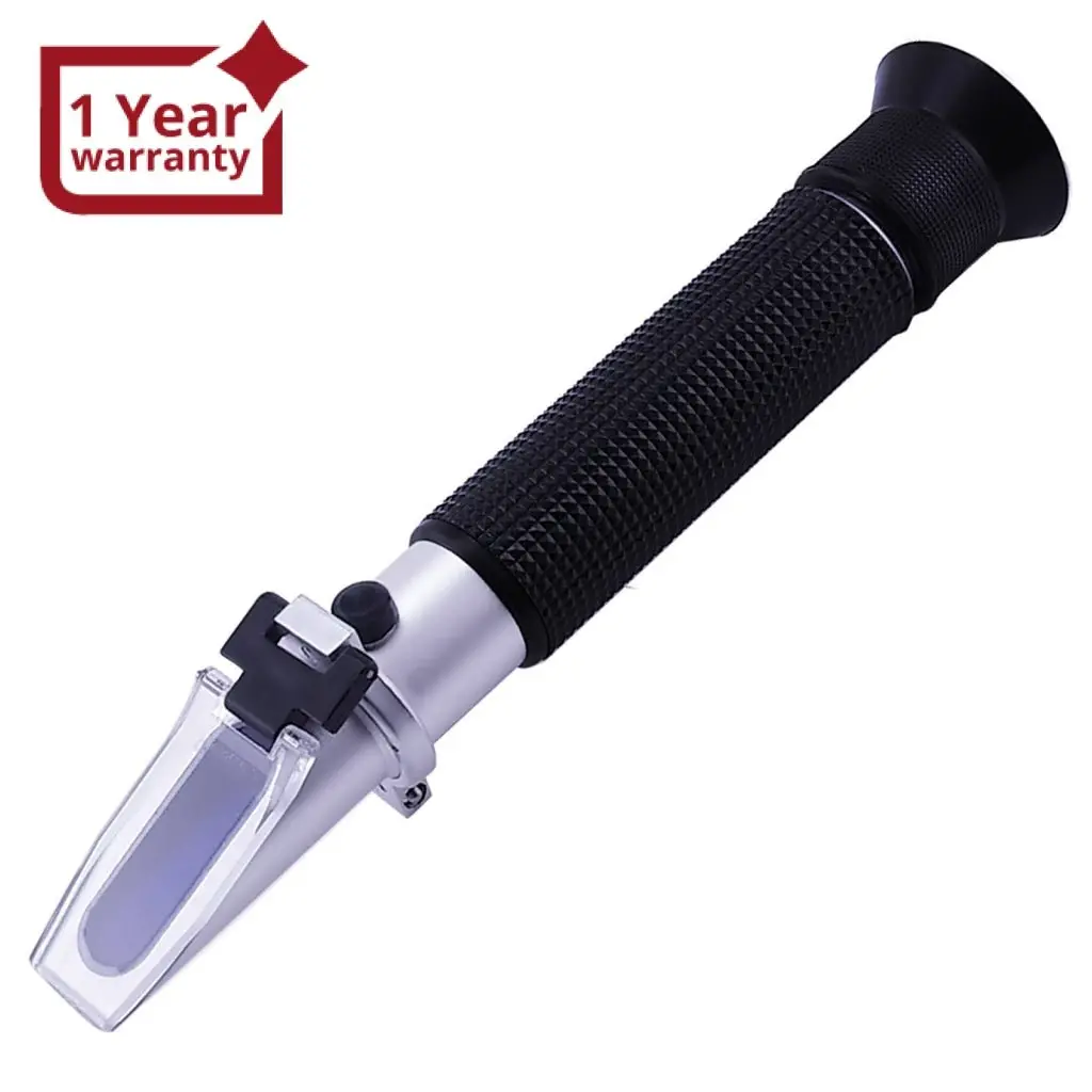 Rhb-10Atc Portable 0-10% Brix Refractometer Fruit Vegetable Juice Wine Maple Sap 1