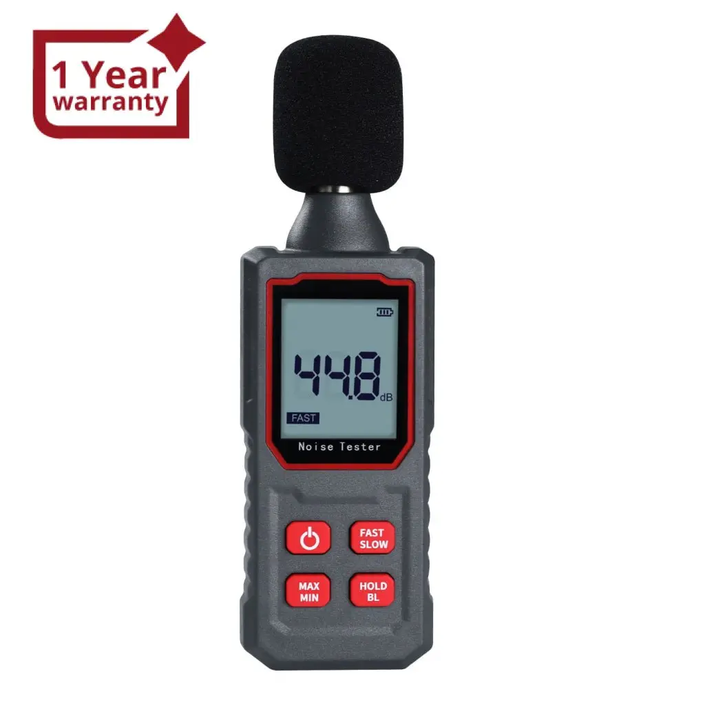 Slm-411 Digital Sound Level Meter 30~130 Dba Decibel Meter Capacitive Microphone Sensor Db Tester 30~130Db Spl Monitor Ip54 1