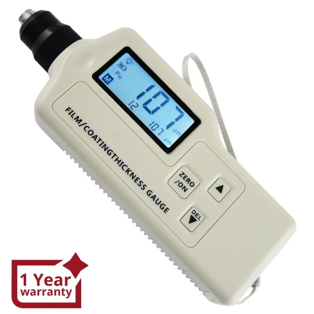 T05-001 Non-Destructive Digital Film / Coating Thickness Gauge Meter 1800Um Magnetic Induction 1