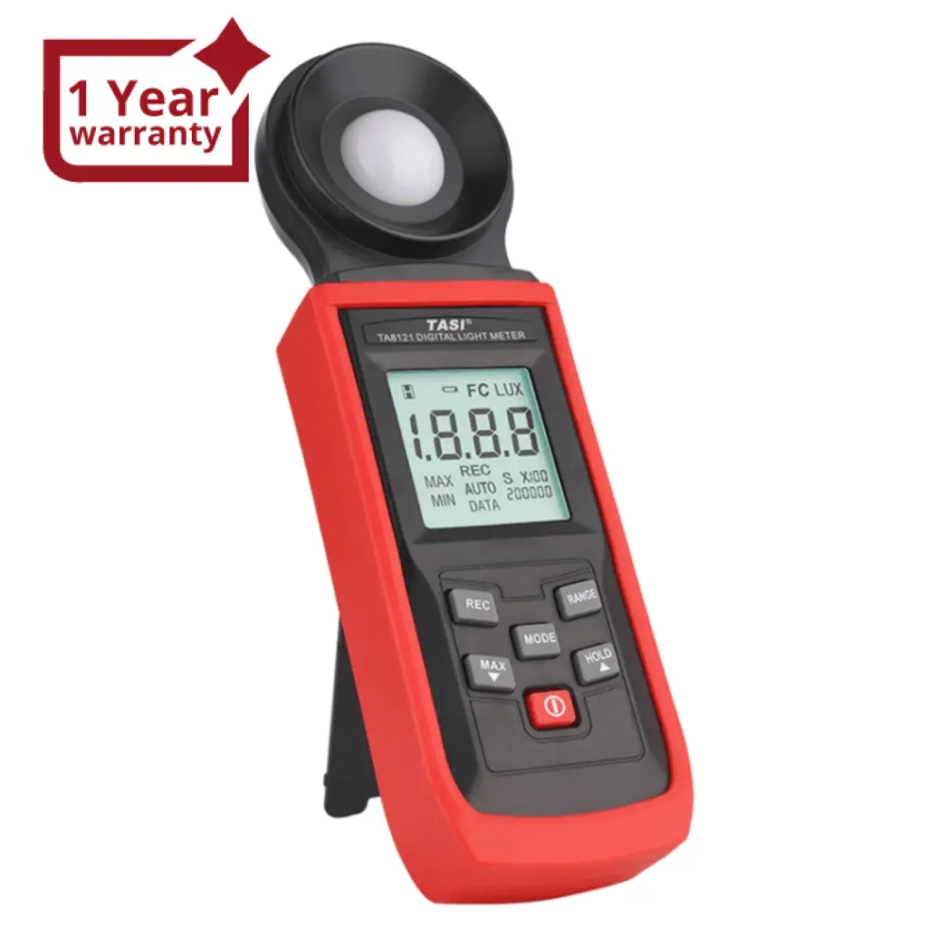 Digital Lux Light Meter Photometer Datalogger Illuminometer High-Precision Data Record Function 100000 Lux Fc Foot Candle Handheld Illuminance Tester 1