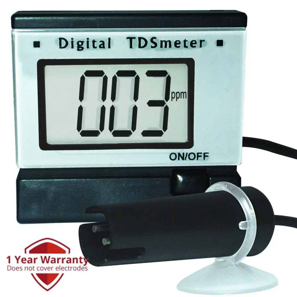 Tds-1392 0~1999 Ppm (Mg/L) Range Digital Tds Meter + Monitor + Power Adaptor 1
