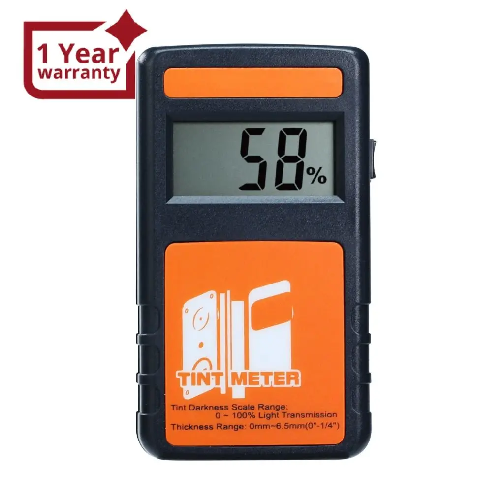 Tm-214 Digital Window Tint Meter 100% Visual Light Transmission 4000 Continuous Measurement 6.5Mm Thickness Portable Device For Car Window Vehicle Curtains 1
