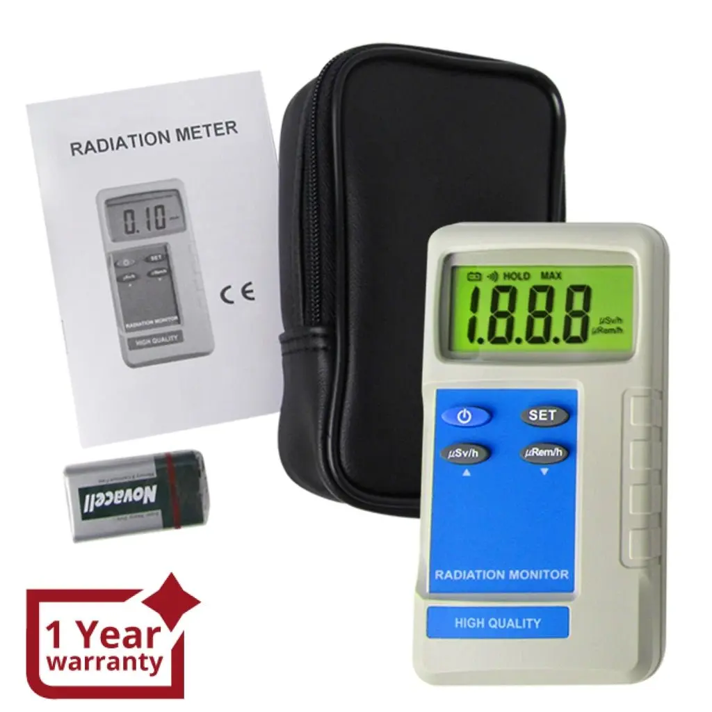 Tmm-091 Tenmars Radiation Geiger Counter Monitor Gamma Beta Dose Meter Nuclear Dosage Dosimeter Alarm Device Taiwan Made 1