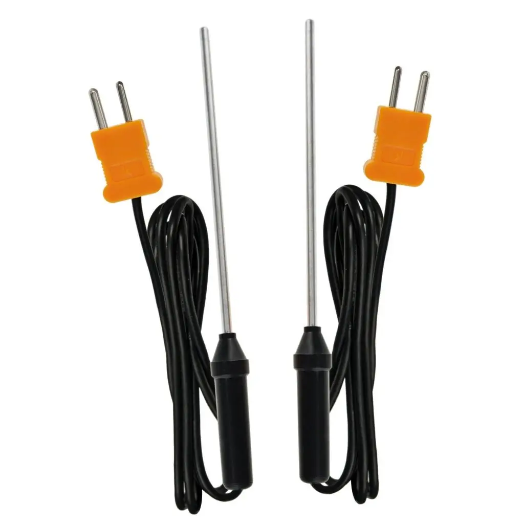 Tp-02 Optional 2 Temperature Probes For Digital K-Type Thermometer (Dm-68022) 1