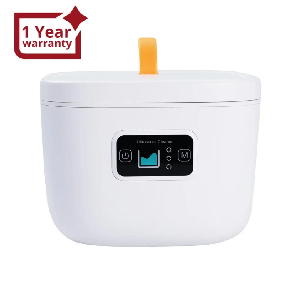 Usc-409 Ultrasonic Cleaner 45Khz 255Ml Ultrasonic Denture Cleaning Retainer Jewelry Cleaner Machine For Retainer, Denture, Mouth Guard, Aligner 1