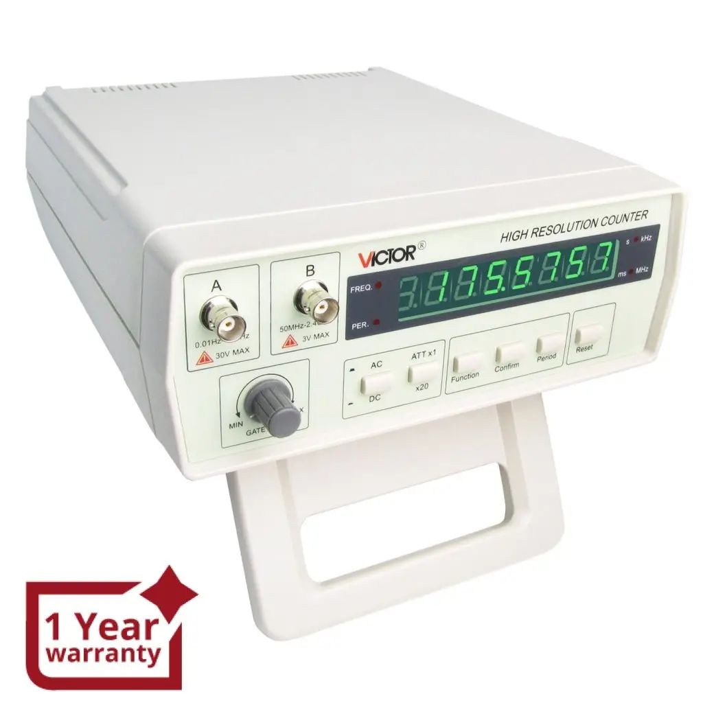 Vc-3165 Precision Frequency Counter 0.01 Hz - 2.4 Ghz 1