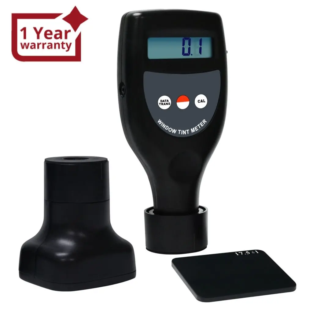 Wtm-1200 Wireless Window Tint Meter 0-100% Handheld Visible/ Uv/ Infrared Light Transmittance Transmission Measuring Gauge Tester Transparency, For Car Automobile Glass Plastics Water Drinks 1