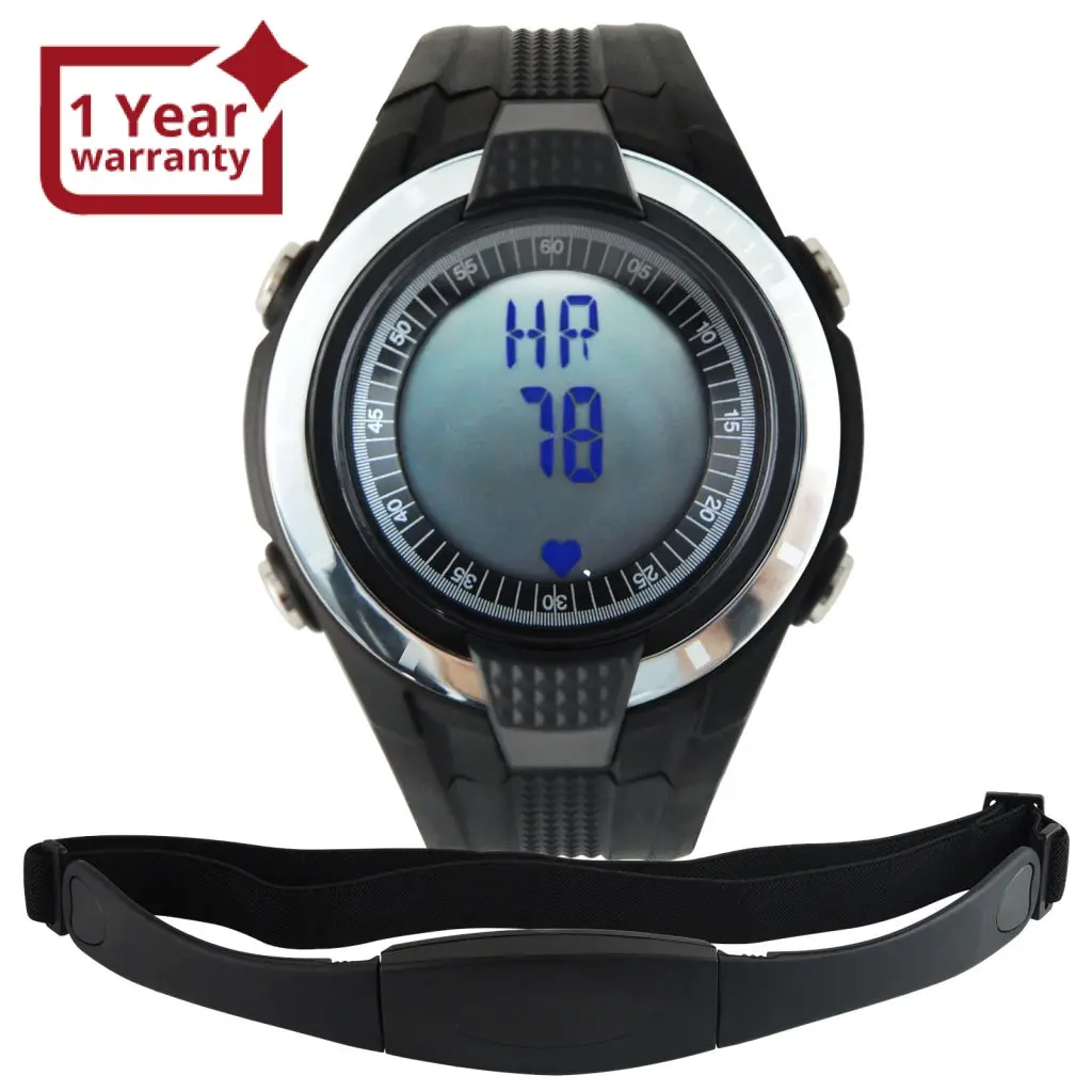 Hrm-001 Heart Rate Monitor Pedometer Calories Count Exercises Sports Watch Sleep Indicator 40~240Bpm 1