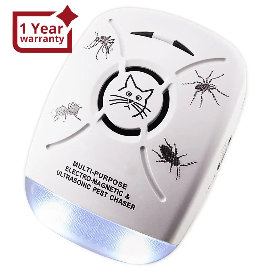 Ar-131_Eu Ultrasonic Plug-In Pest Control Repeller Electronic Insects Repellent, Pet Kids Safe, Mosquito Cockroach Spider Bugs Etc 1