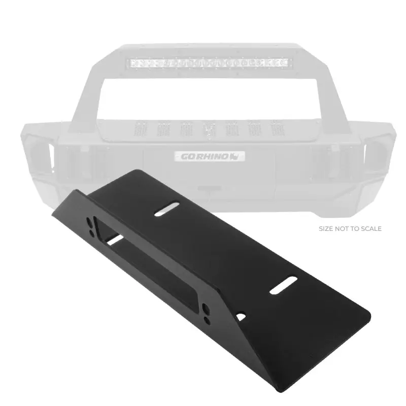 Rockline Bumper Fairlead Mount Plate For Jeep 332000T 1