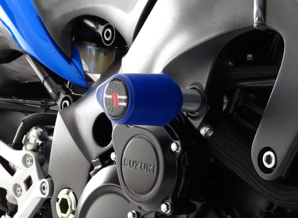 Suzuki Gsx-S1000f 15-2021 Crash Protection Blue Powerbronze Rrp £85 1