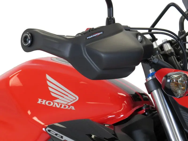 Fits Honda Cb500f  16-2024 Matt Black Handguard/Wind Deflectors Powerbronze 1