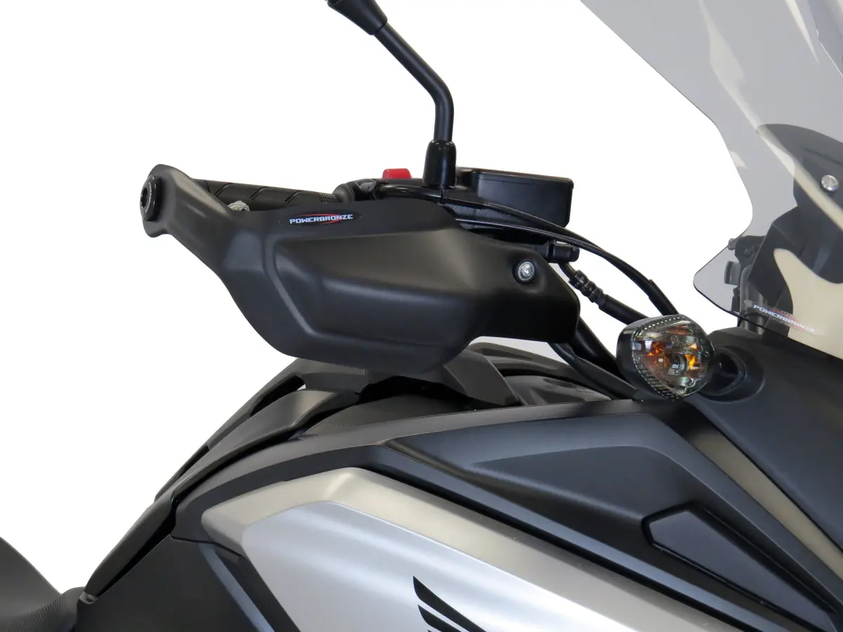 Fits Honda Nc750x 16-2020 Matt Black Handguard/Wind Deflectors Powerbronze 1