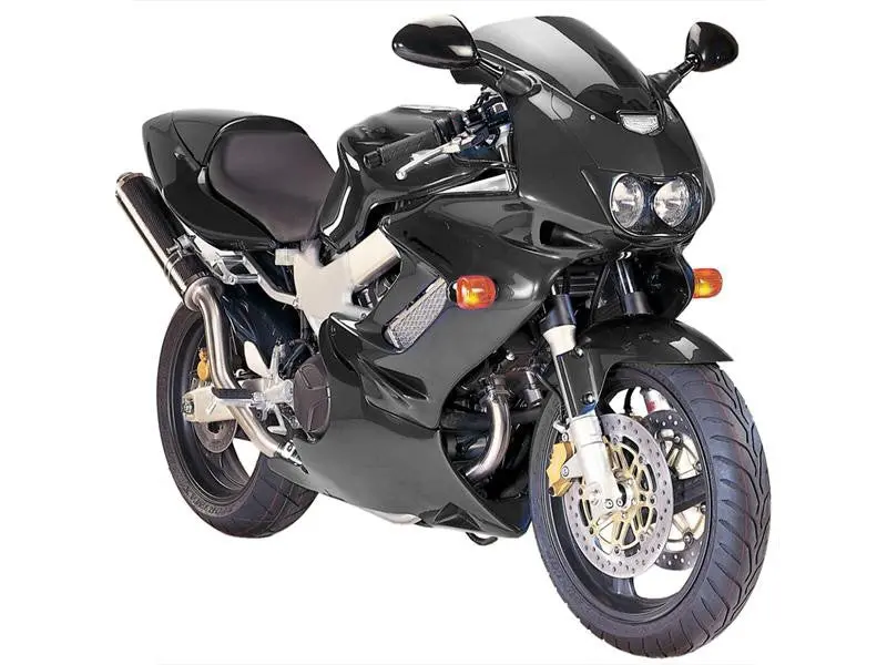 Fits Honda Vtr1000 Firestorm 97-2005 Fairing Lowers Gloss Black Finish By Powerbronze 1
