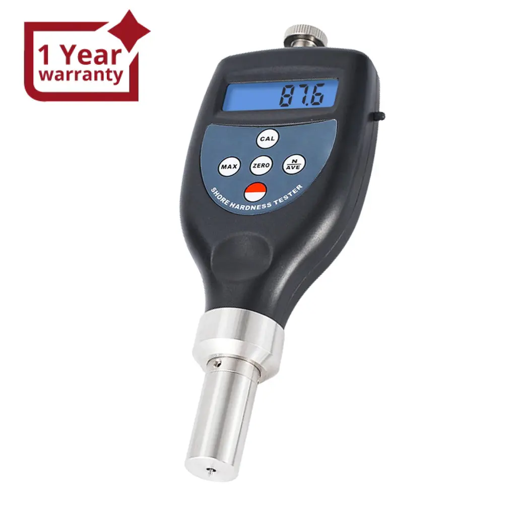 Ht-6510C Digital Hardness Durometer Tester For Plastic, Middle Hard Rubber Materials Shore C 1