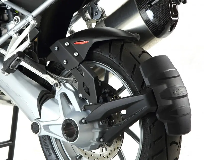 Bmw R1200gs & Adventure 13-2018 Rear Hugger By Powerbronze Matt Black. 1