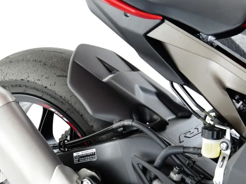 Yamaha Mt-10 & Fz-10  16-2021 Matt Black & Silver Mesh Rear Hugger  Powerbronze Rrp £127 1