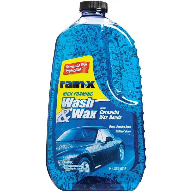 Rainx Wash & Wax With Carnauba Wax Beads 64Oz. 1