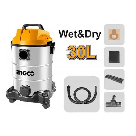 Ingco Wet & Dry Vacuum Cleaner 1300W 1