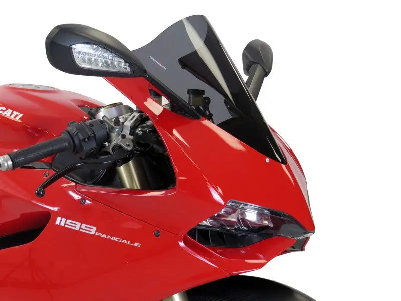 Ducati 1199 Panigale 12-2014  Airflow (No Graphic) Light Tint Double Bubble Screen By Powerbronze 1