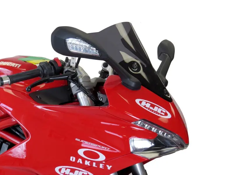 Ducati Supersport 17-2024  Airflow Dark Tint Double Bubble Screen By Powerbronze 1