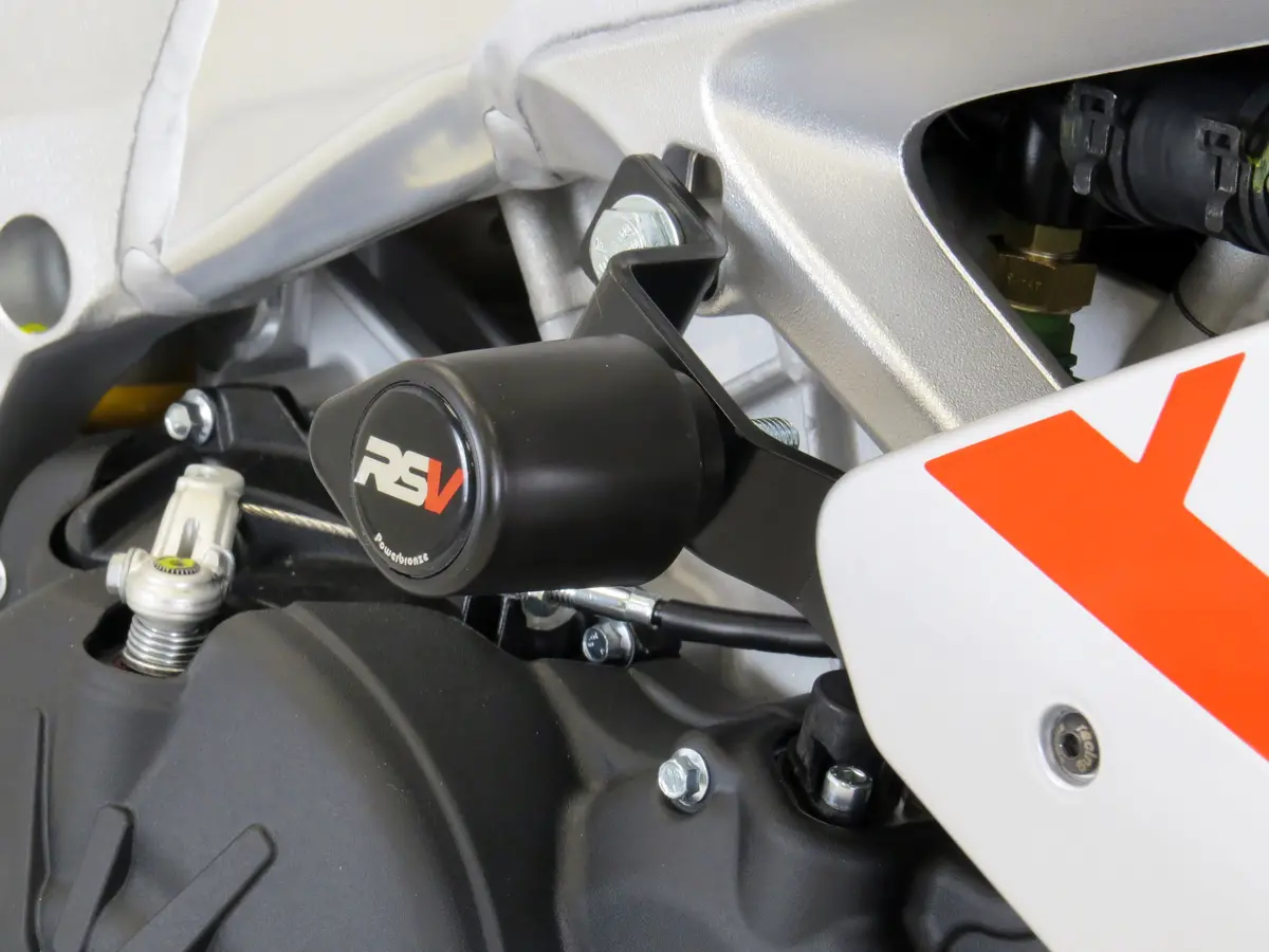 Aprilia Tuono V4 , Rsv4 Rf & Rsv4 Rr 15-2020 Crash Protection Black Powerbronze Rrp £134 1