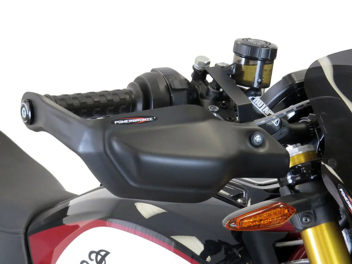 Indian Ftr1200  19-23 Matt Black Handguard/Wind Deflectors Powerbronze 1