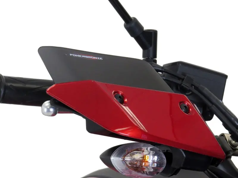 Yamaha Mt-07 Tracer 16-2019 & Tracer Gt 19 Light Tint Wind Deflectors (Handguard)By Powerbronze 1