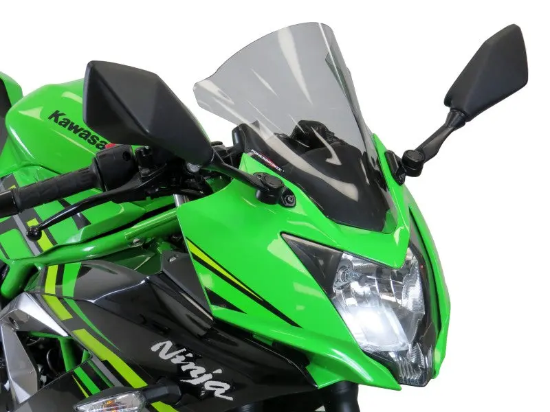 Kawasaki Ninja 125  19-2025  Airflow Dark Tint Double Bubble Screen By Powerbronze. 1