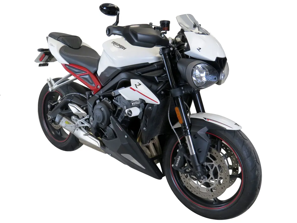 Triumph Speed Triple 1050 R 16-18 Dark Tint Light Screen (130Mm) Powerbronze.Rrp £110 1